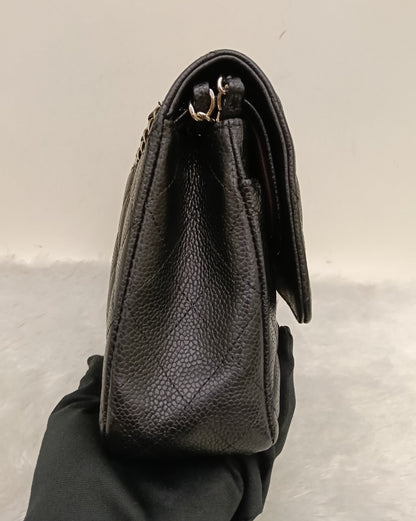 Chanel Medium Caviar Black SHW DF #21
