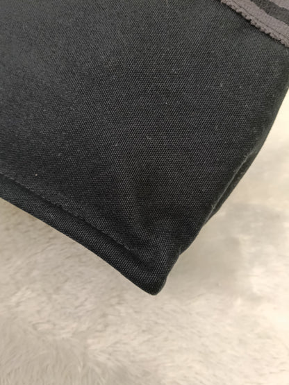 Hermes Fourre Tout Clutch Canvas Black Gray
