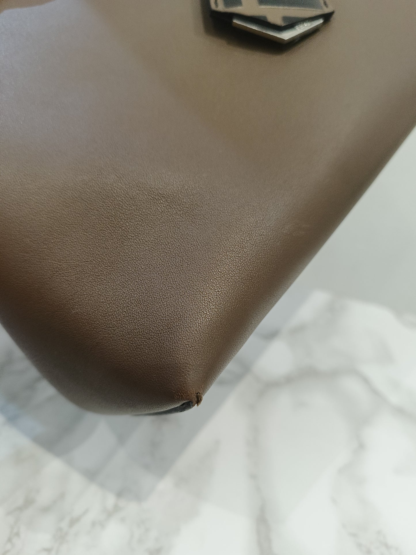 Fendi BTW Medium FF Handle Maya Brown SHW 2018