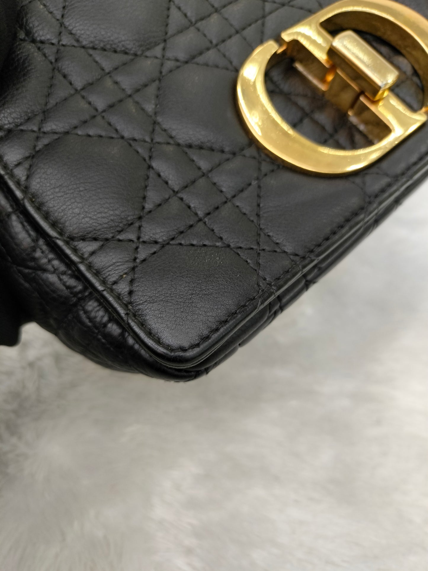 Dior Caro Small Black GHW 2021