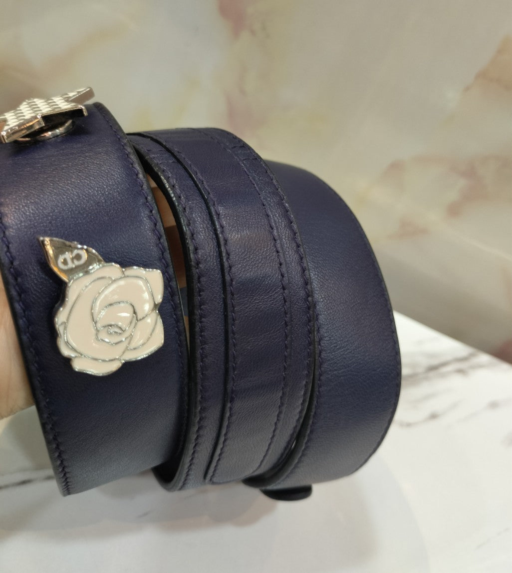 Lady Dior Small Lamb Navy SHW 2016