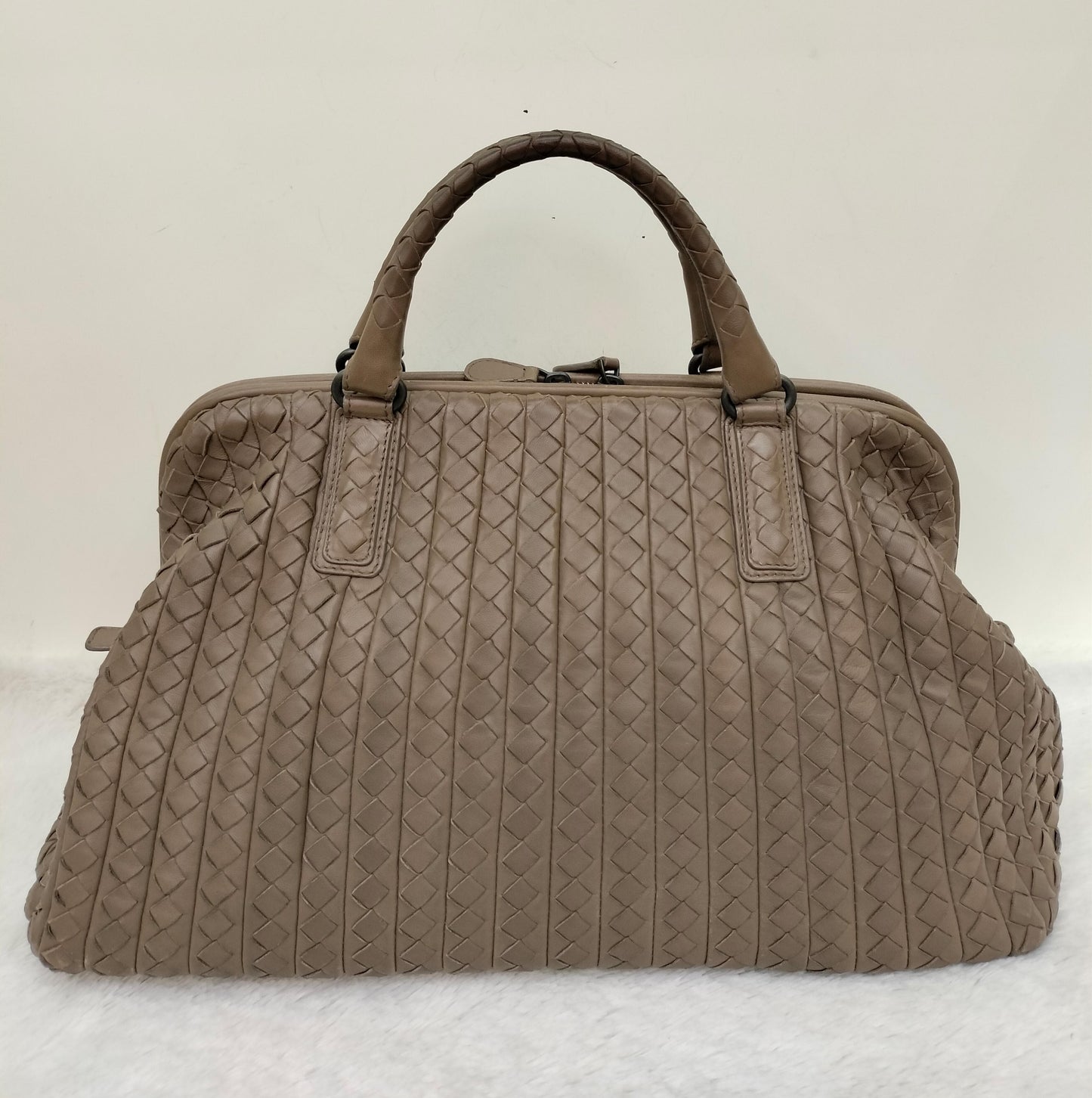 Bottega Veneta Intrecciato Doctor Bag Beige RHW 2008