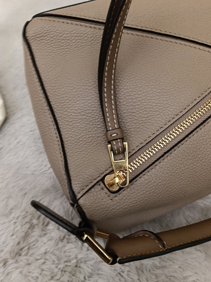 Loewe Puzzle Small Grained Sand Mink GHW 2020
