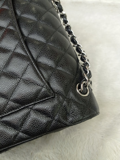 Chanel Jumbo Caviar Black SHW DF #26