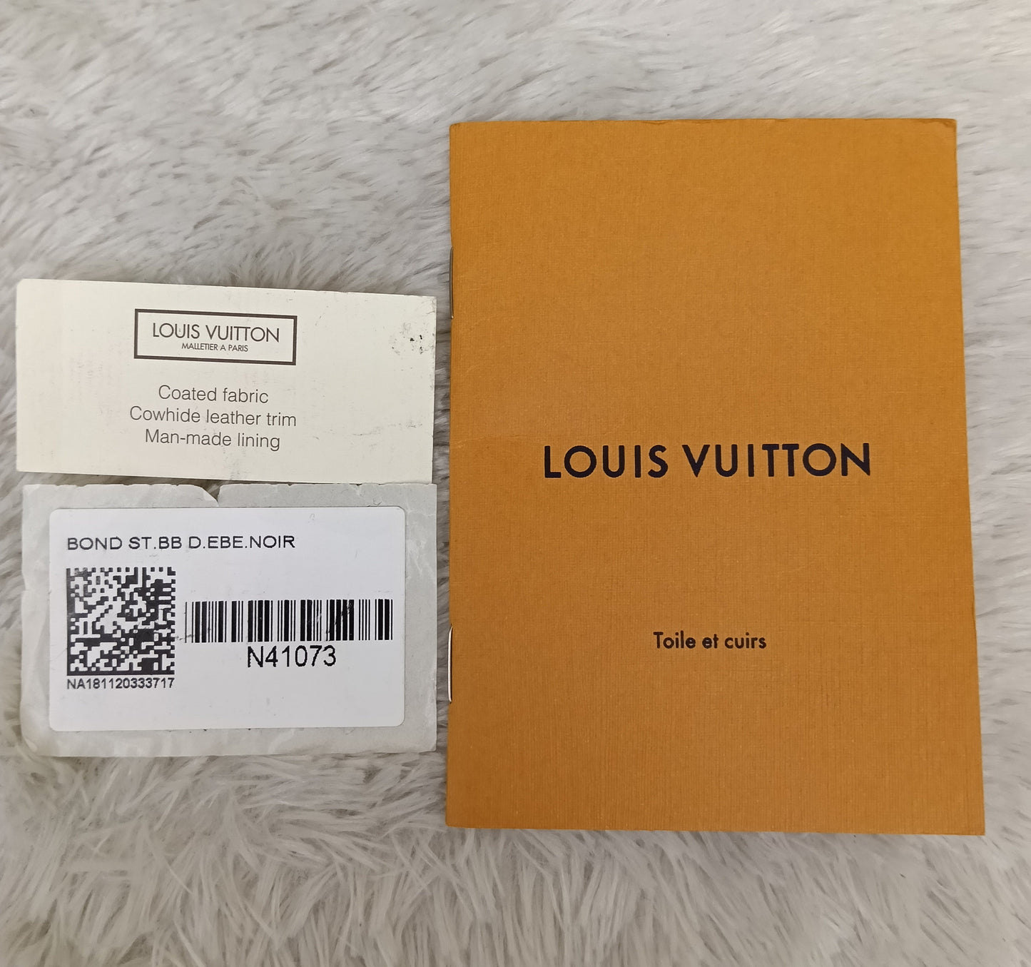 LV Bond Street BB Damier Noir 2018