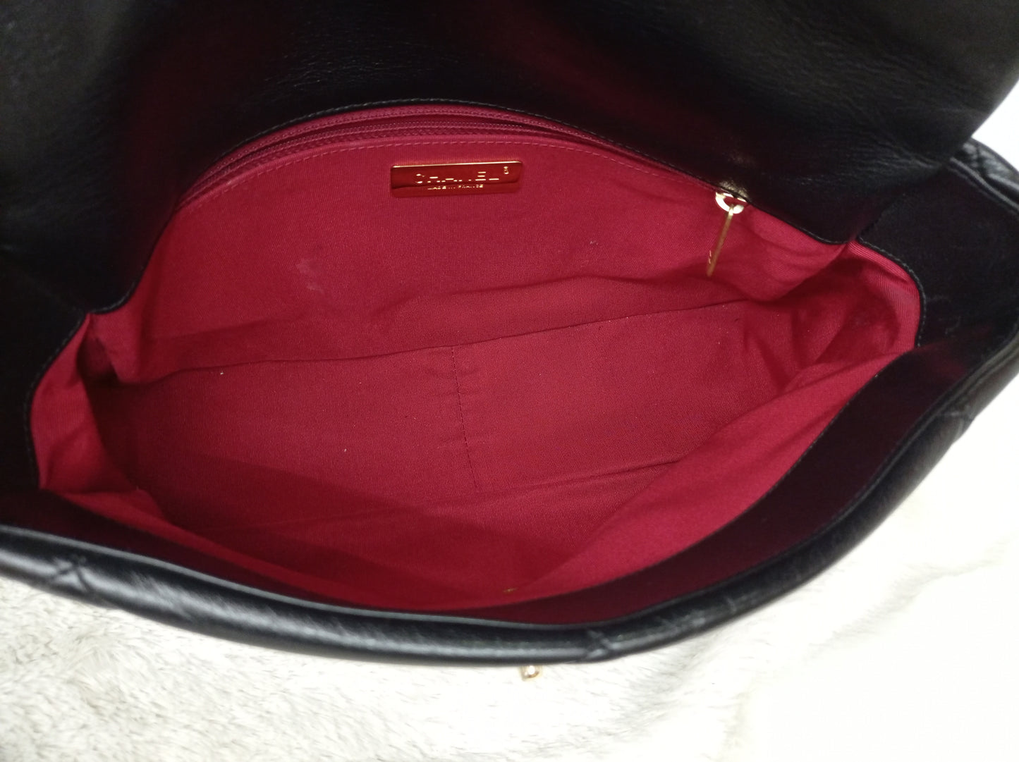 Chanel C19 Medium Lamb Black GHW #29