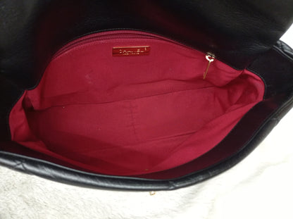 Chanel C19 Medium Lamb Black GHW #29