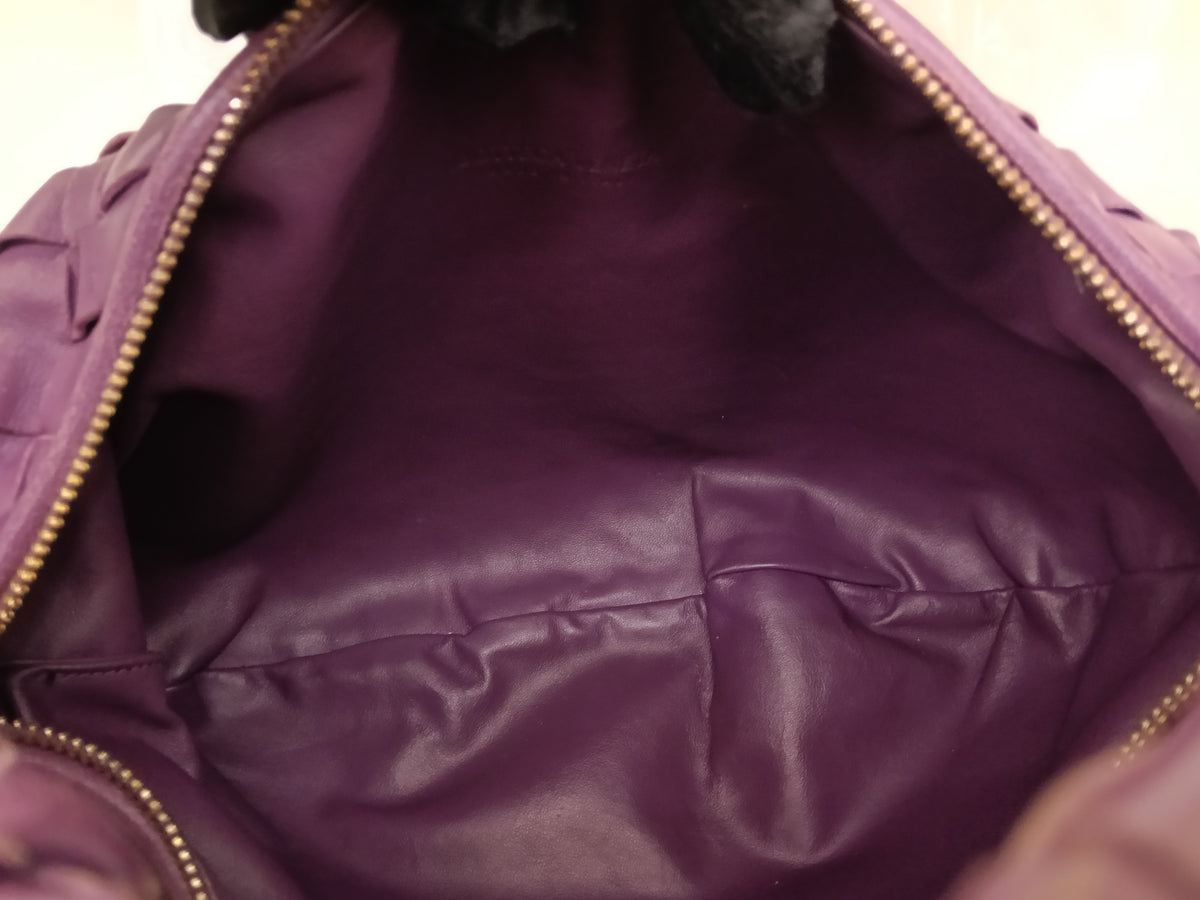 Bottega Veneta Teen Jodie Purple GHW