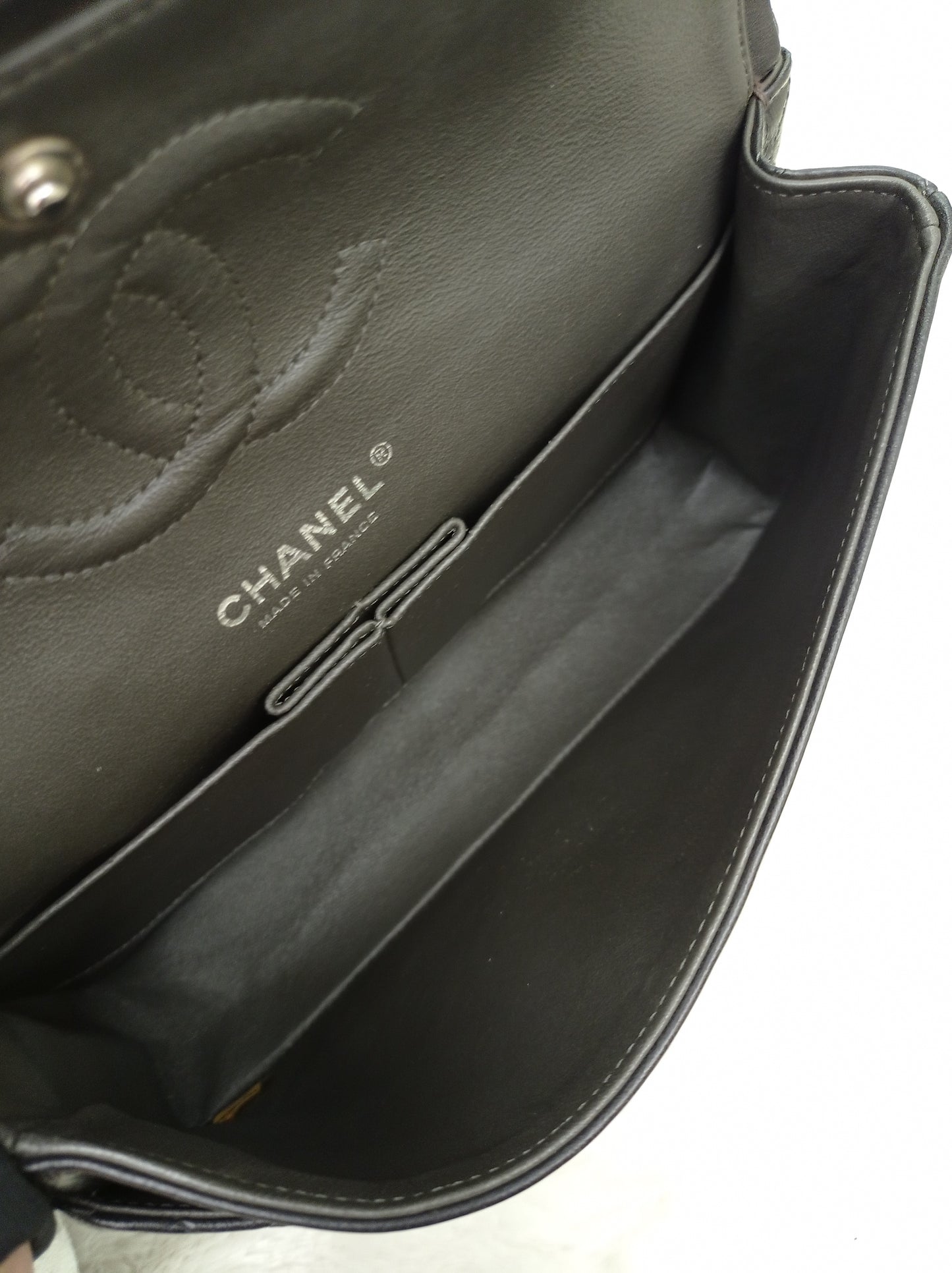 Chanel Medium Lamb Black SHW DF #16