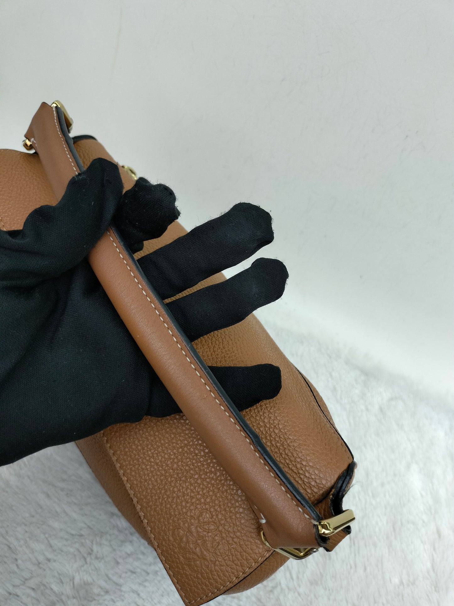 Loewe Puzzle Small Grained Tan GHW 2020