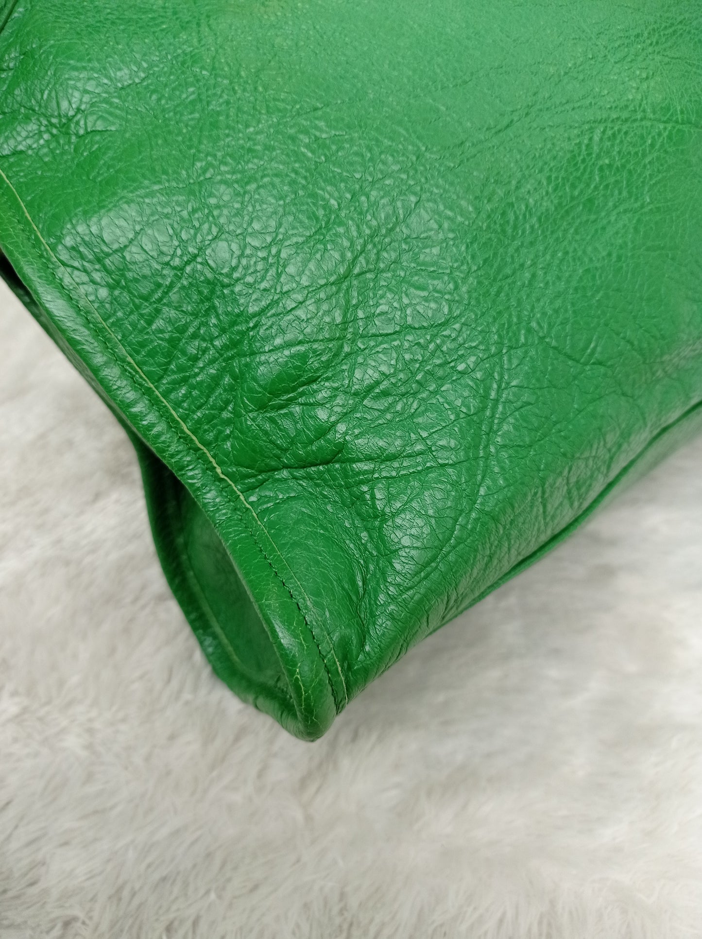 Balenciaga Reguler City Classic Giant Green GHW 2015