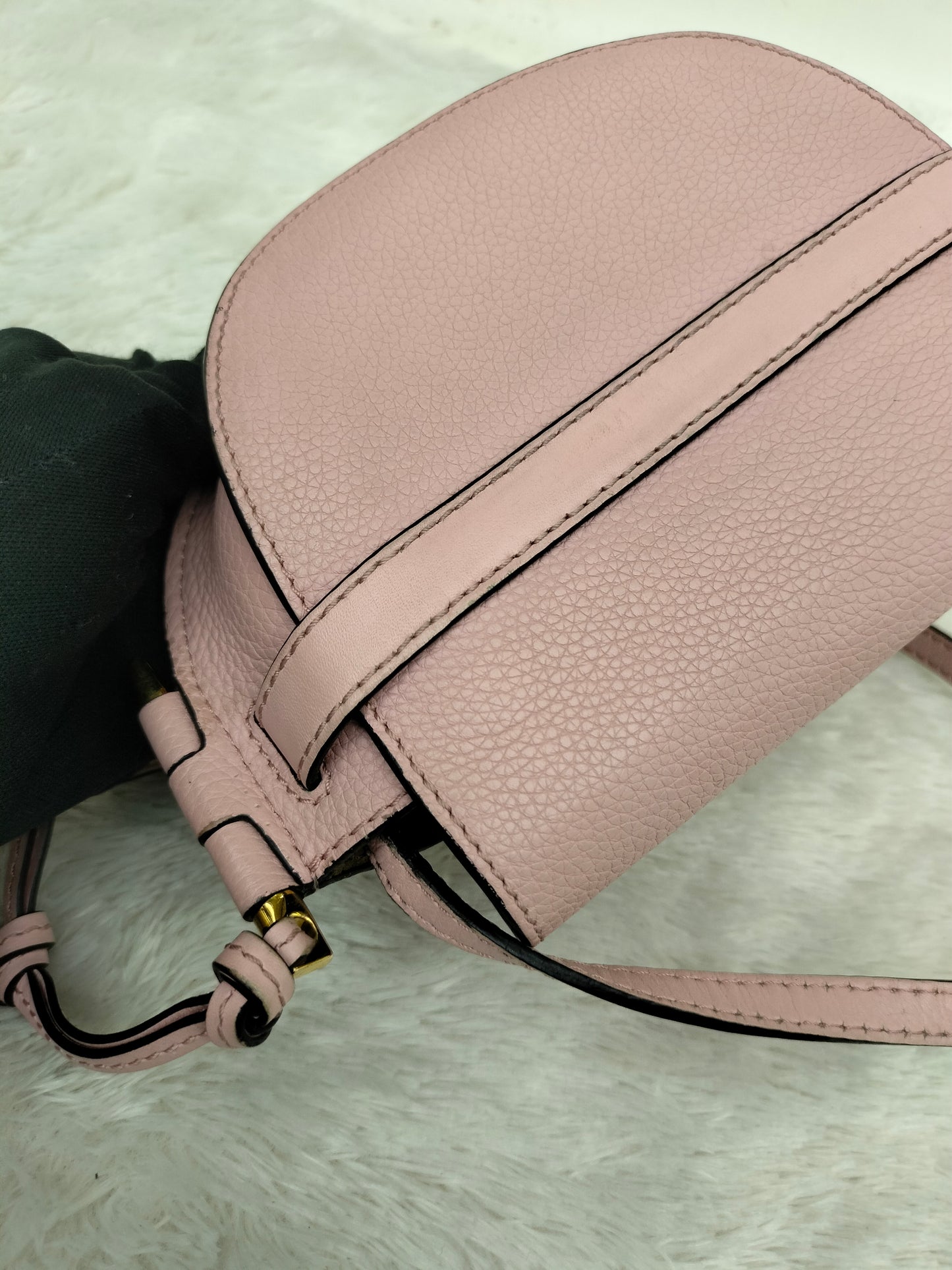 Loewe Gate Mini Grained Pink GHW 2019