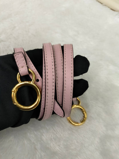 Fendi Peekaboo Mini Griss Pink Peony GHW