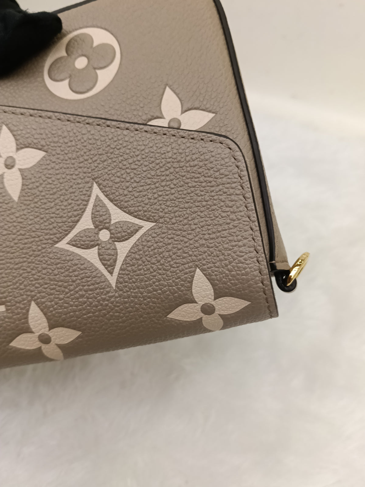 LV Felicie GM NV Monogram Empreinte Tourterelle Creme 2024 (CHIP)