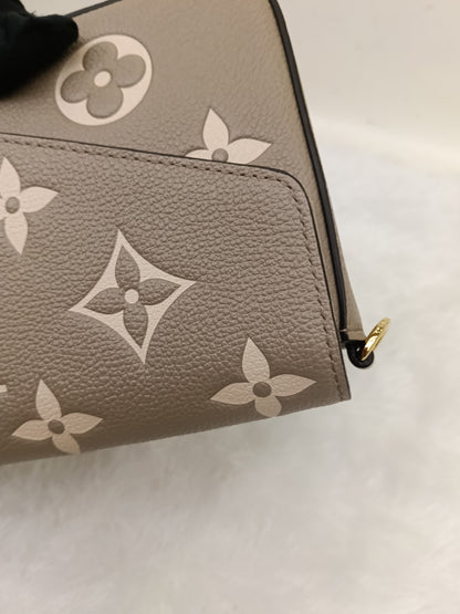 LV Felicie GM NV Monogram Empreinte Tourterelle Creme 2024 (CHIP)