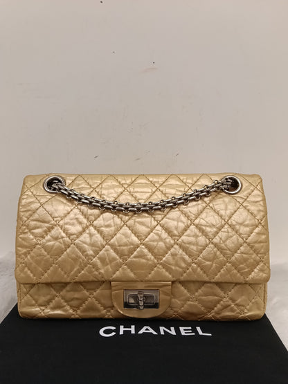 Chanel Reissue 225 Calfskin Gold RHW DF #12
