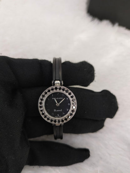 Bvlgari Zero Wrist Watch Black Diamond Bezel