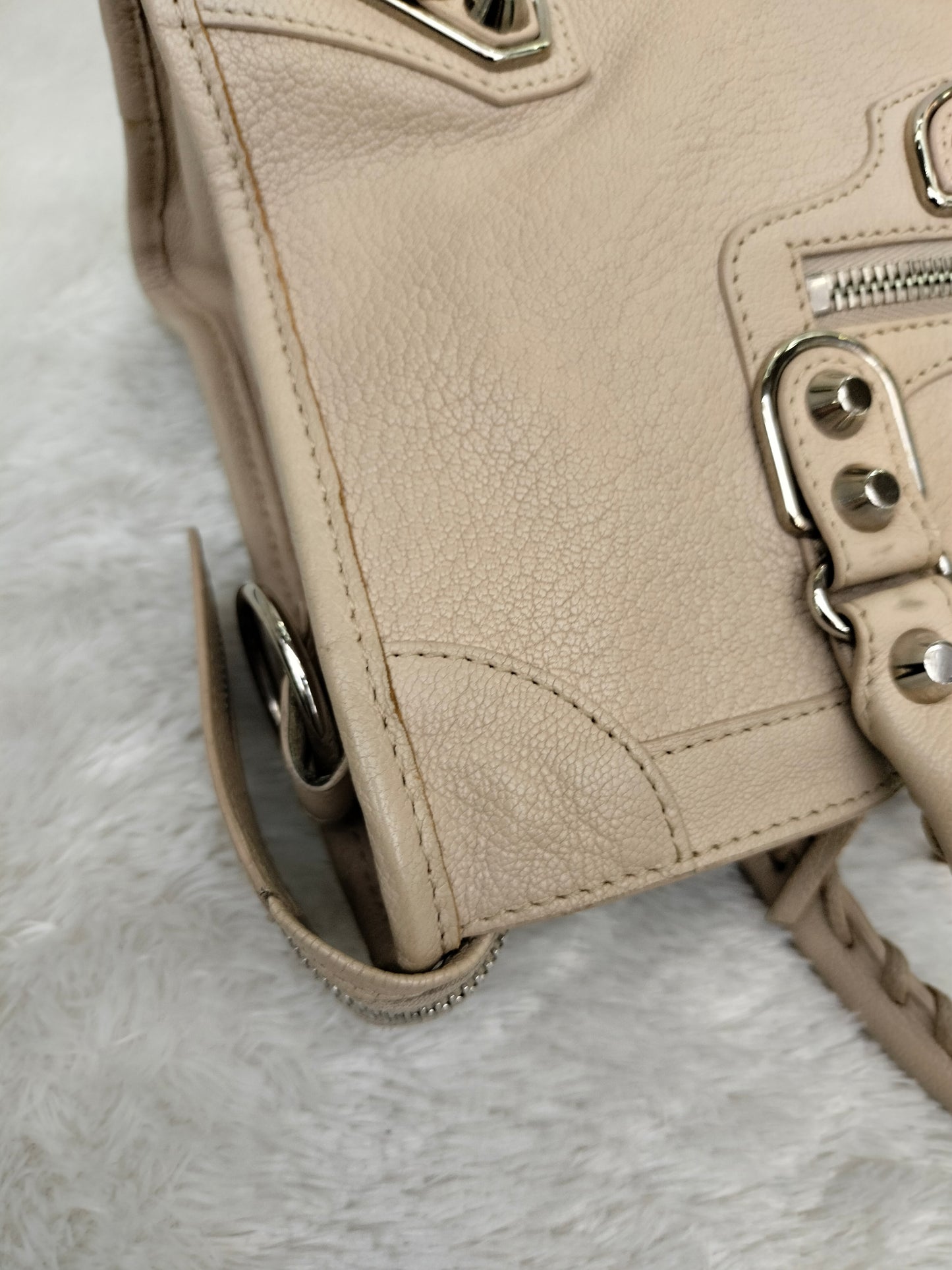 Balenciaga Small City Edge Beige SHW 2020