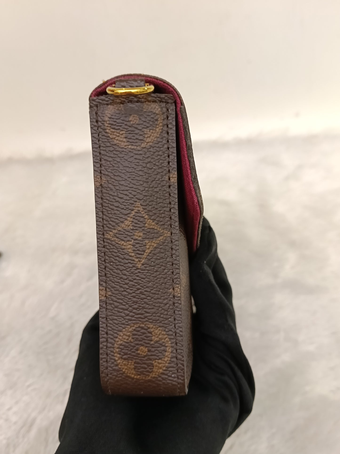 LV Pochette Felicie GM Monogram Fuchsia 2020