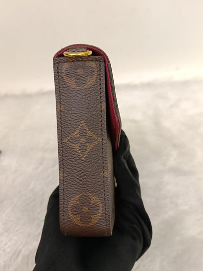 LV Pochette Felicie GM Monogram Fuchsia 2020