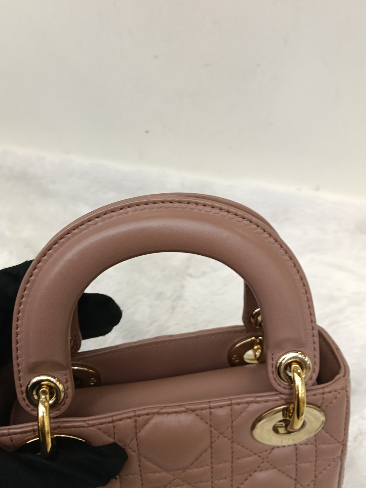 Lady Dior Mini Lamb Fard GHW 2019