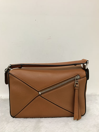 Loewe Puzzle Small Tan SHW 2021