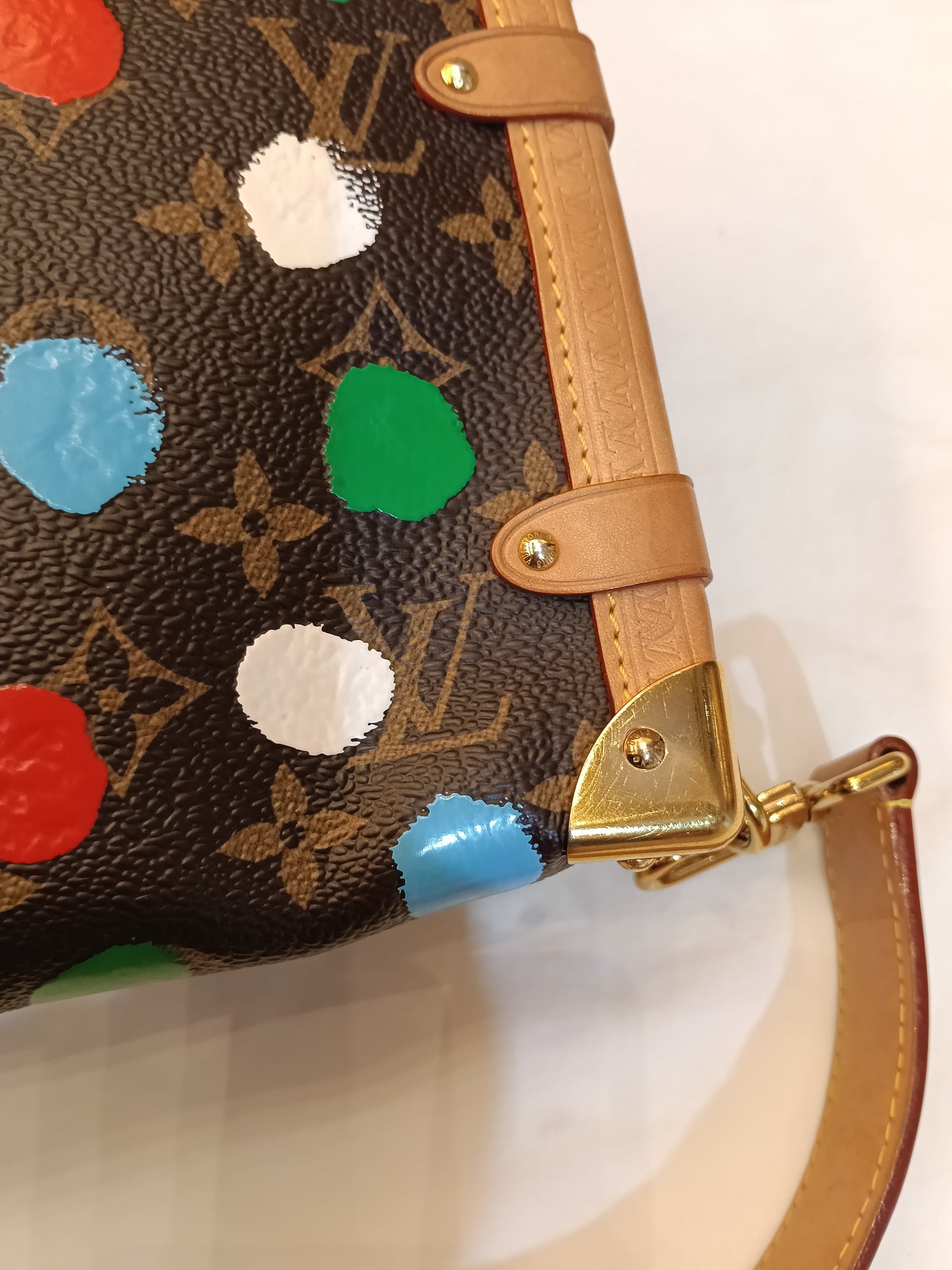 LV X Yayoi Kusama Side Trunk MM Monogram 3D Dots (CHIP)