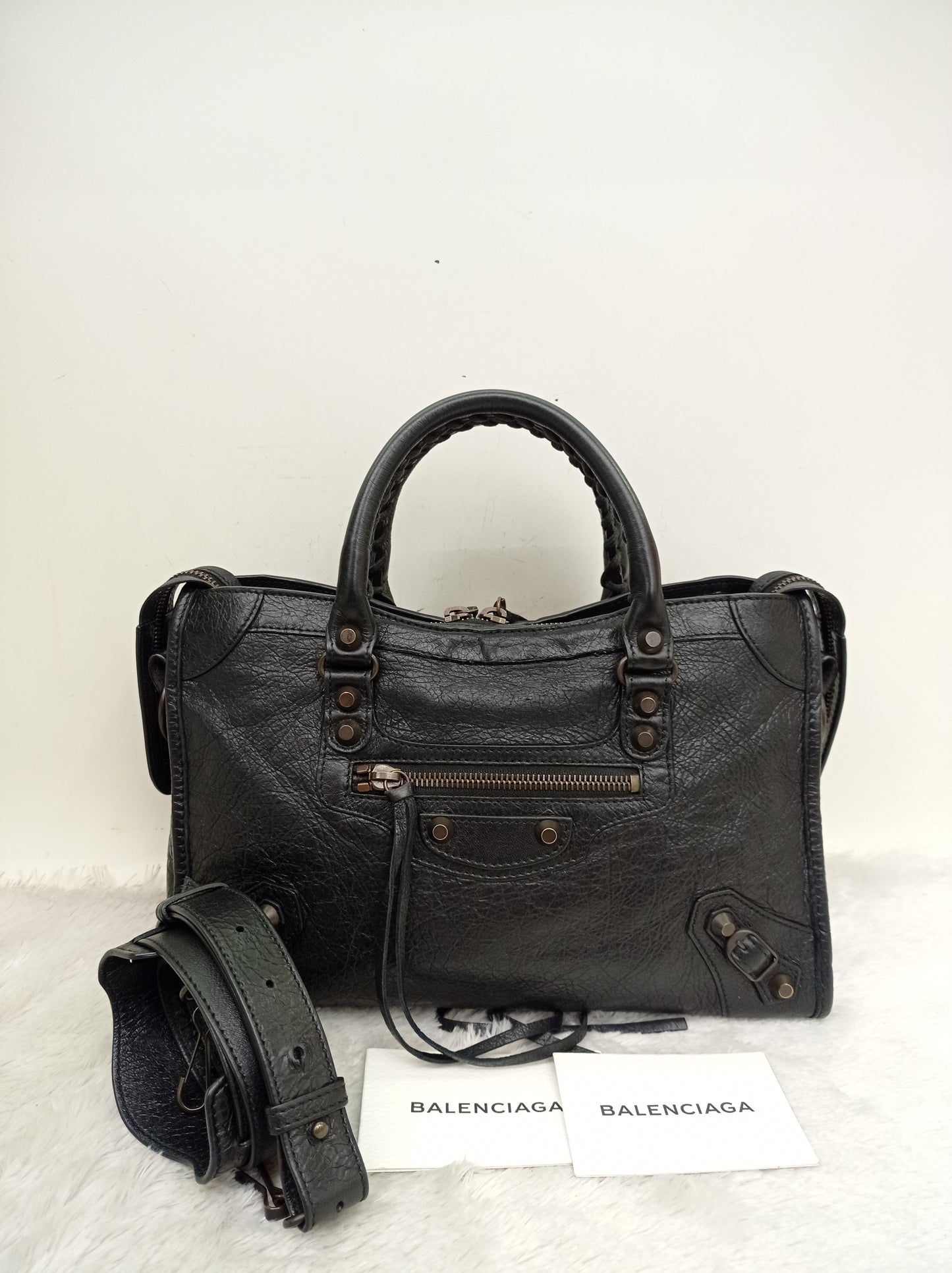 Balenciaga Small City Classic Black RHW 2017