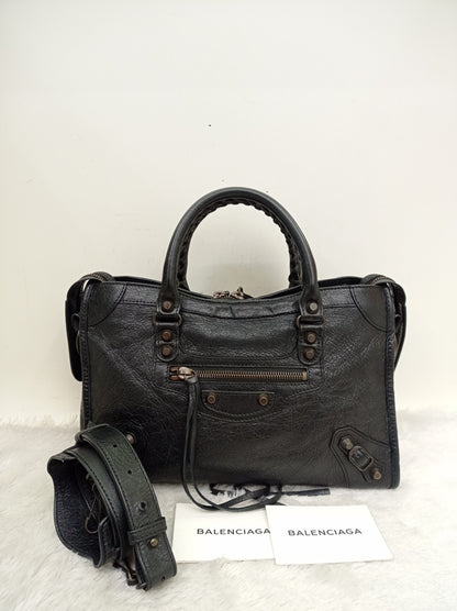 Balenciaga Small City Classic Black RHW 2017