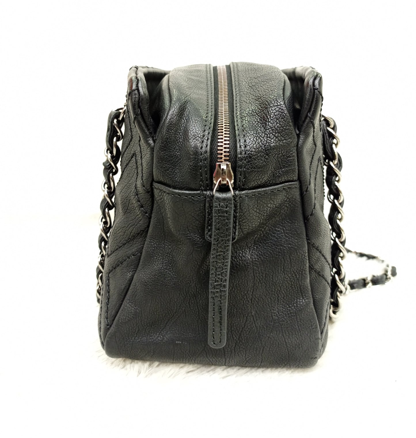 Chanel Tote Diamond Stitch Small Caviar Black SHW #10