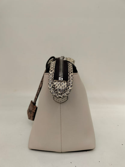 Fendi BTW Medium Off White Handle Python SHW 2017