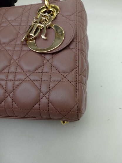 Lady Dior Small Lamb Fard GHW 2018