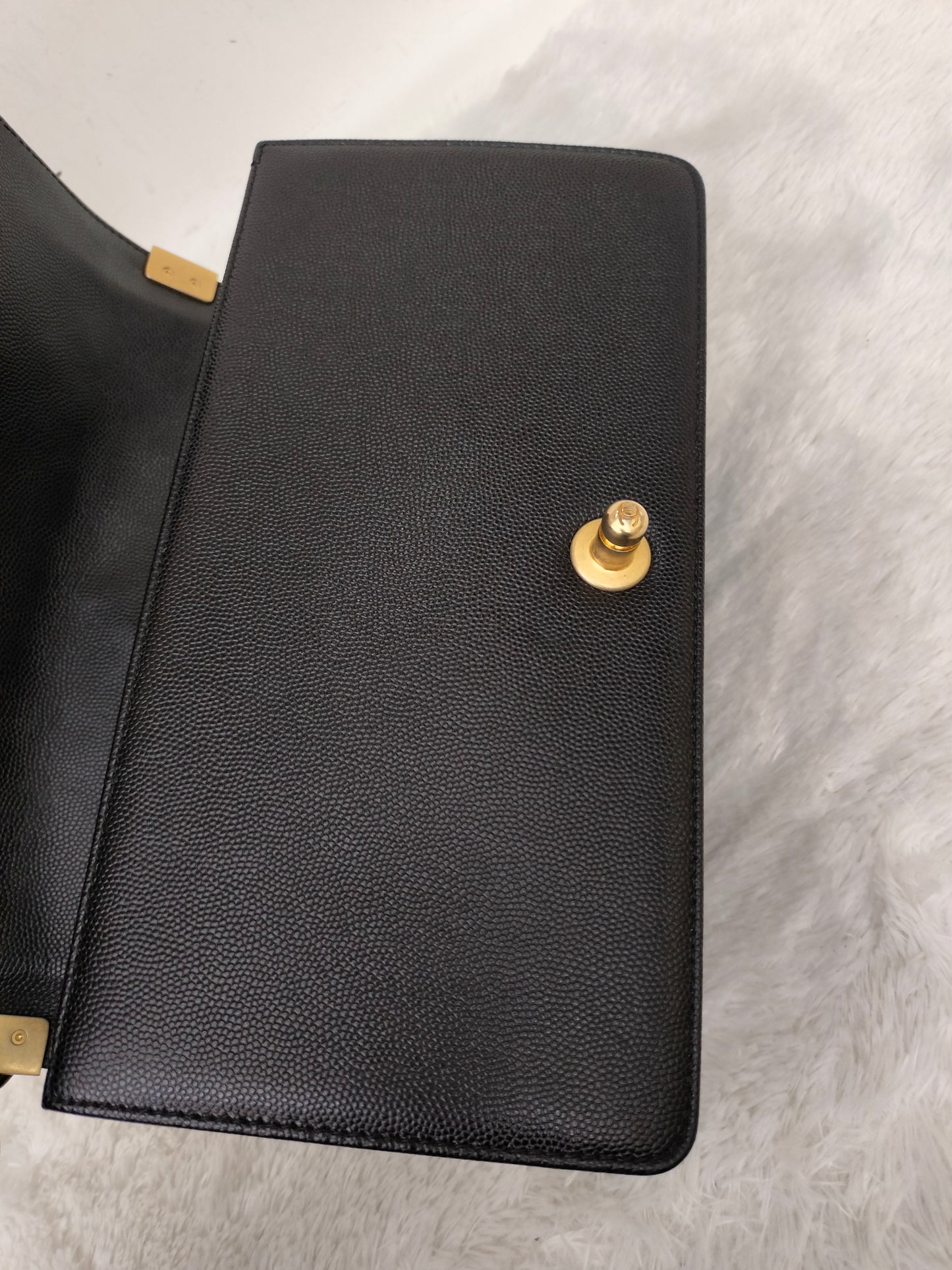 Chanel Boy 25 Caviar Black GHW #27
