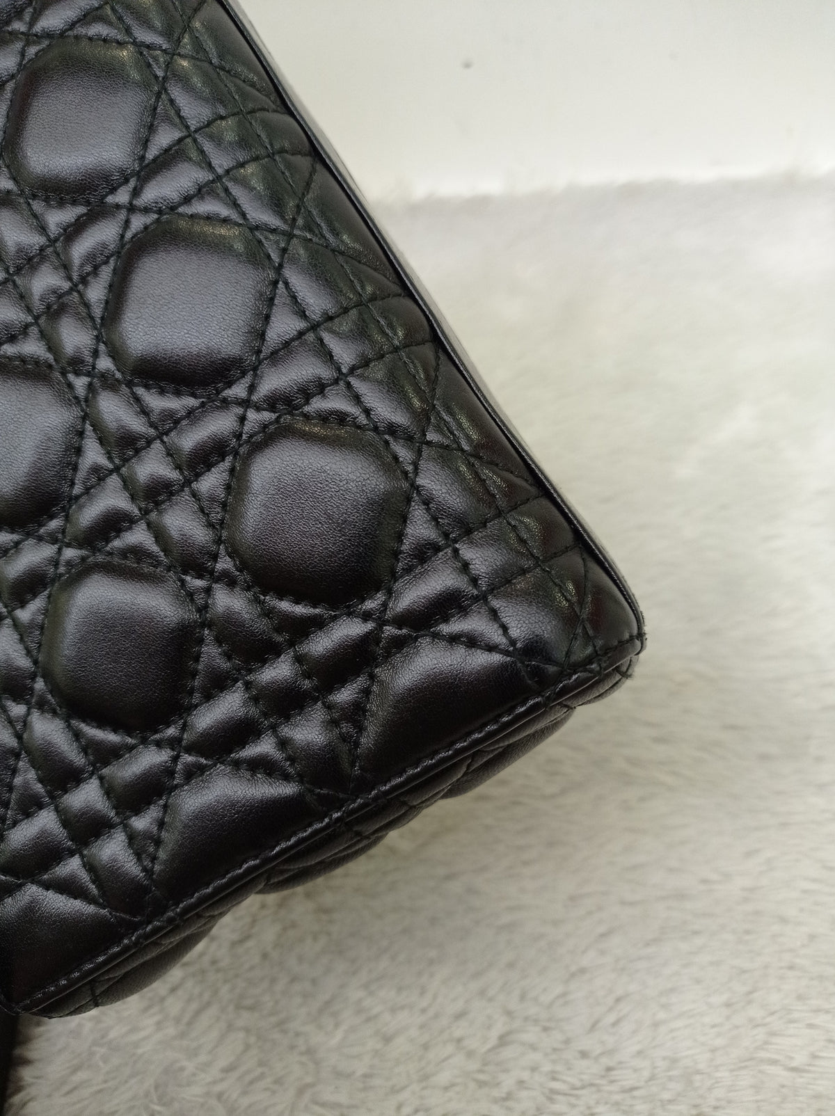 Dior Lady D'Joy Medium Lamb Black GHW 2016
