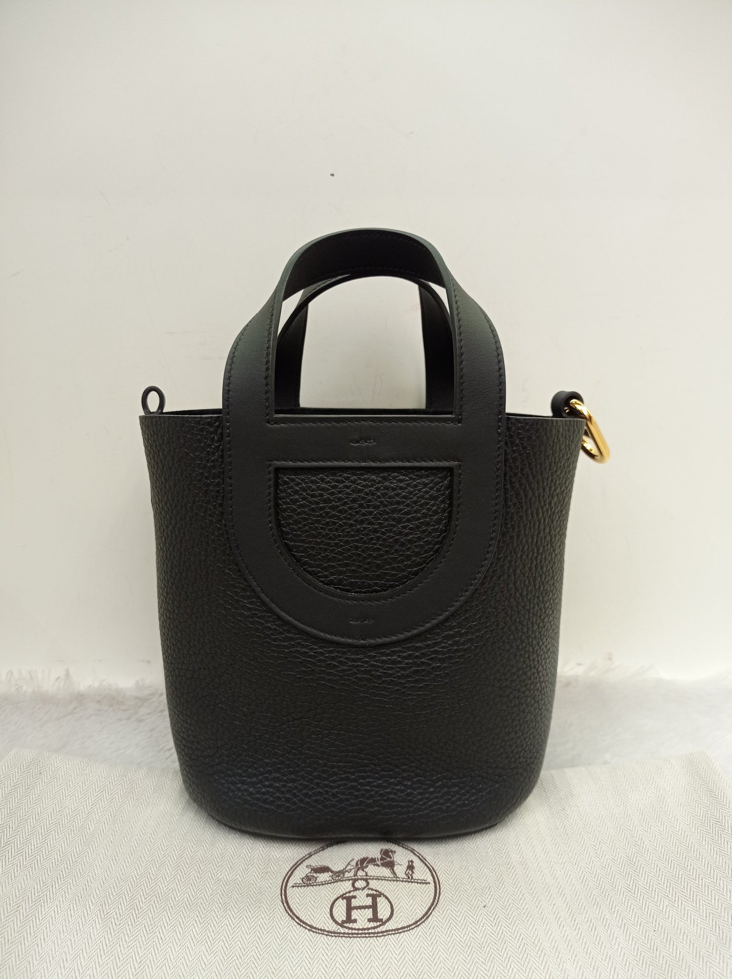 *LikeNew* Hermes In The Loop 18 Clem Swift Noir GHW #W