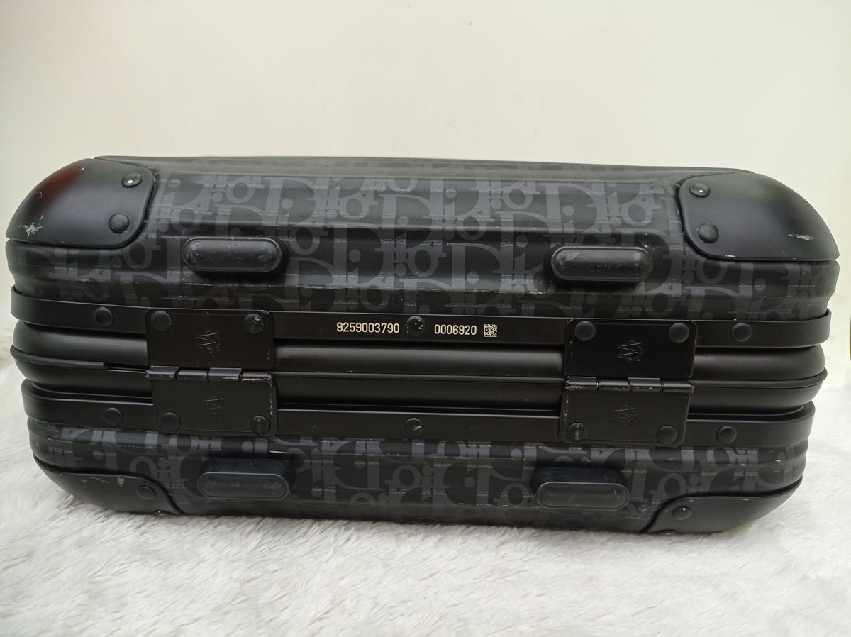 Dior X Rimowa Carry On Case Aluminium Oblique Black 2020