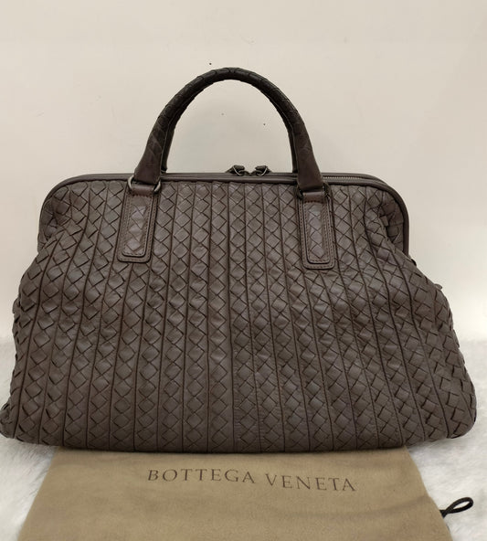 Bottega Veneta Intrecciato Doctor Bag Dark Grey RHW 2009