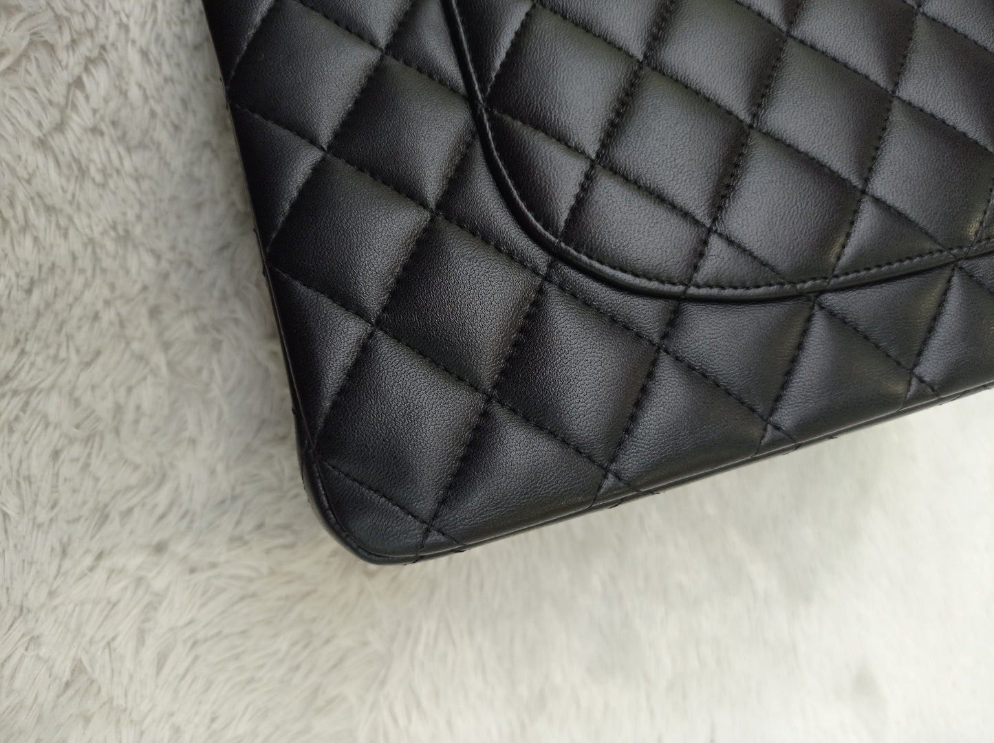 Chanel Medium Lamb Black GHW DF #29