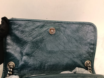 YsL Niki Medium Calfskin Emerald Green RHW 2018