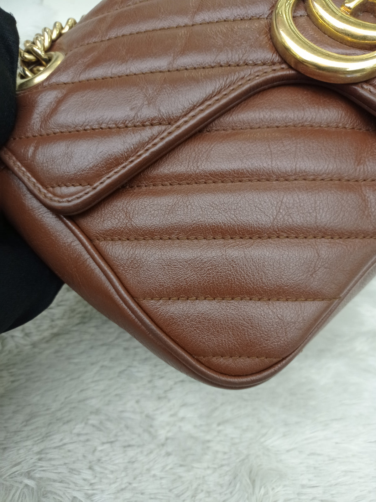 Gucci Marmont Small Brown GHW