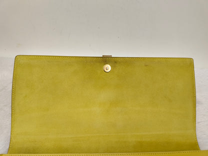 YsL Chyc Ligne Clutch Yellow GHW 2013