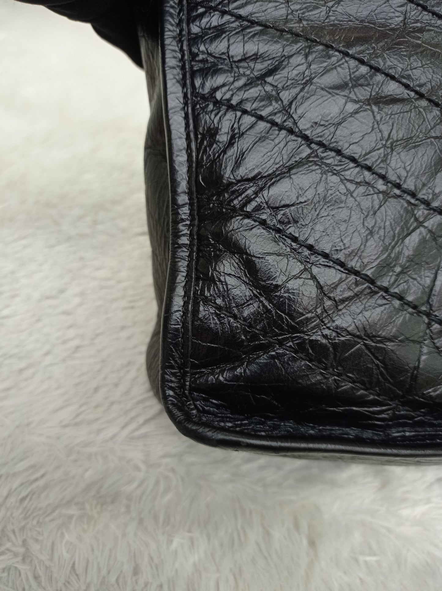 YsL Niki Medium Calfskin Black RHW 2018