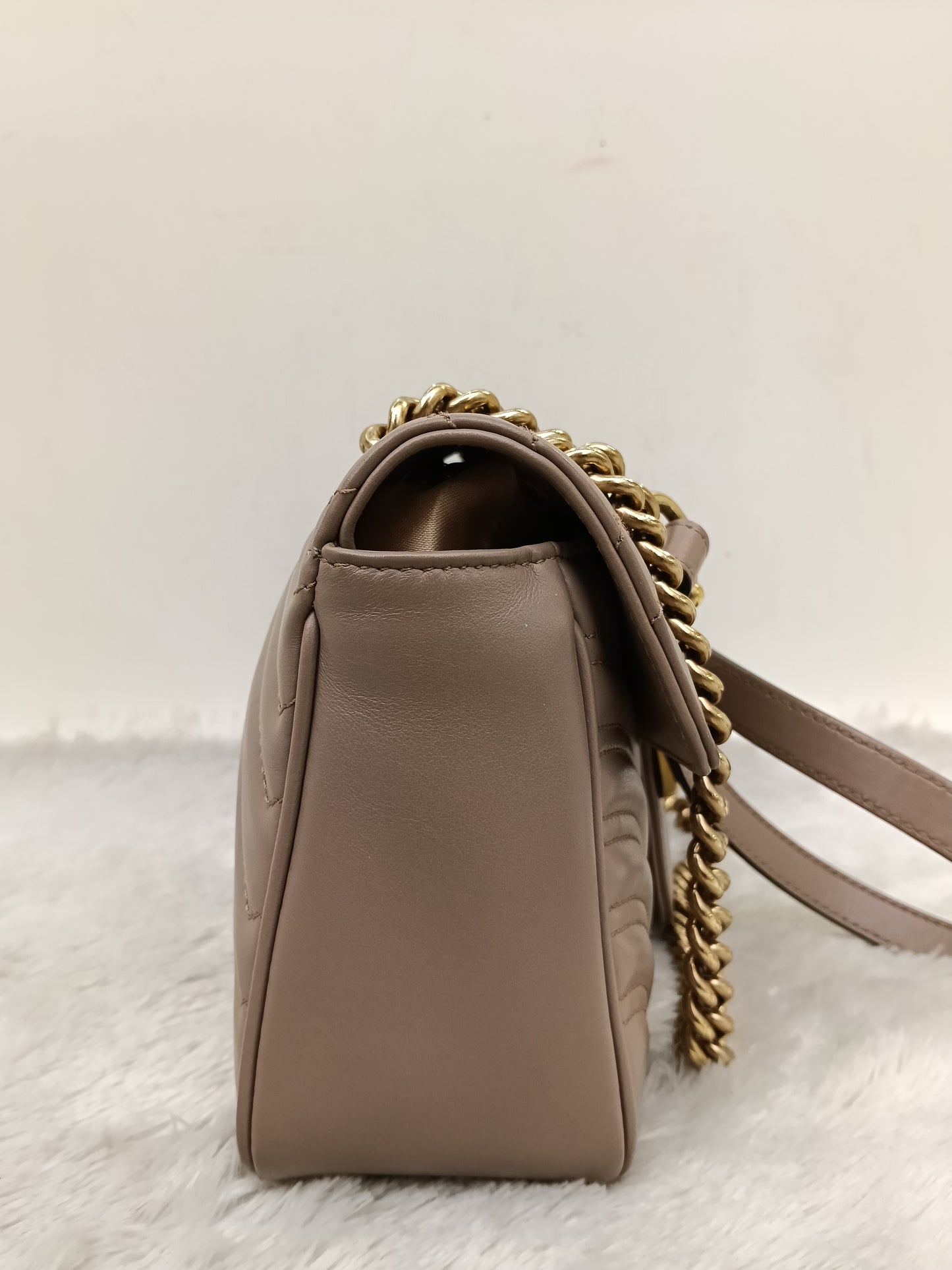 Gucci Marmont Small Nude GHW