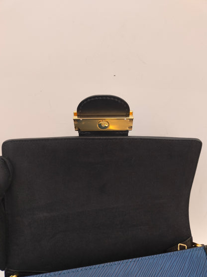 LV Dauphine NV MM Epi Navy Noir 2020