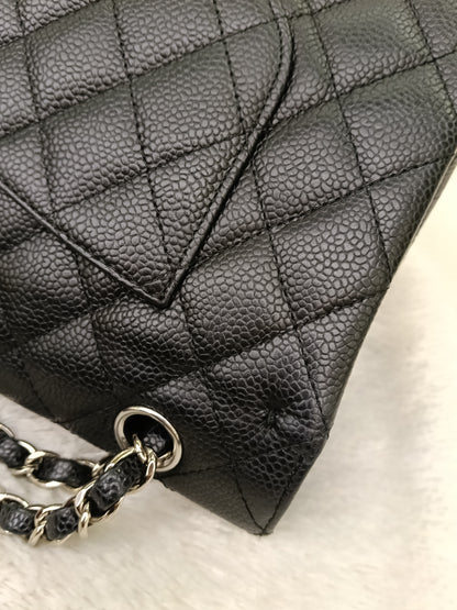 Chanel Medium Caviar Black SHW DF #21