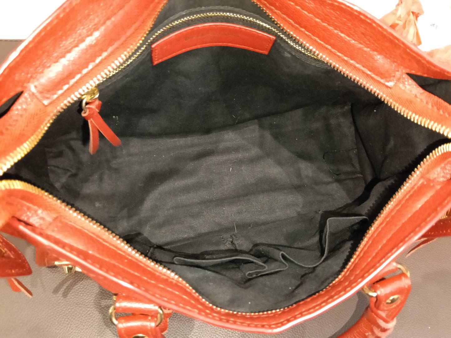 Balenciaga Small City Edge Red GHW 2017