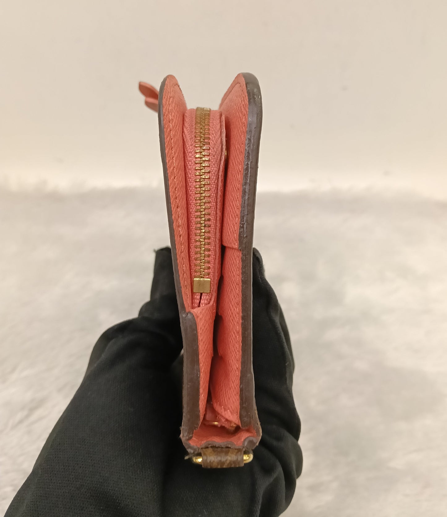LV Insolite Long Wallet Monogram Salmon Pink