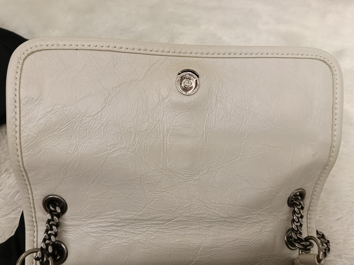 YsL Niki Baby Calfskin Ivory RHW 2022