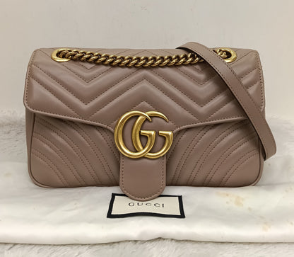 Gucci Marmont Small Nude GHW
