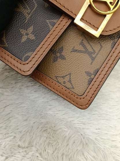 LV Portefeuille Dauphine Chain Monogram Reverse (CHIP)